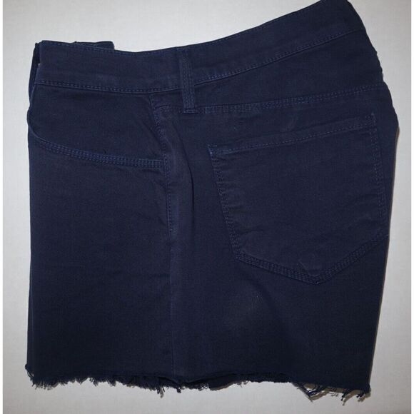 L'Agence Women's Sz 25 Blue Ryland High Rise Cut Off Shorts $225 - Picture 4 of 5